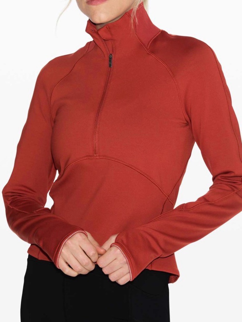 Lululemon always alert 1/2 zip size 6